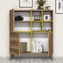 Hanah Home Pulse Armario Multiusos Nogal y Amarillo
